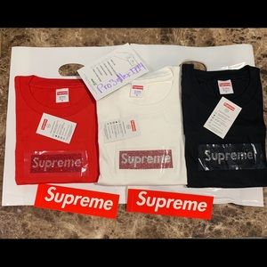 Supreme swarovski shirts
